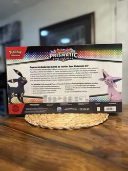 POKEMON TCG Prismatic Evolutions Premium Figure Collection ✅In hand ✅Sealed - Image 2