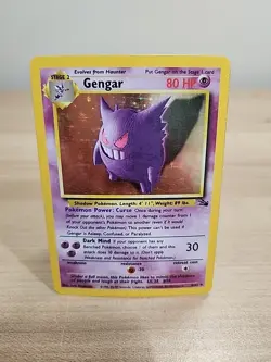 Pokemon TCG 1999-2000 Gengar Fossil 5/62 Holo Rare - Image 1
