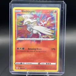 Reshiram Amazing Rare 017/072 Pokemon Shining Fates NM Pokemon - Image 3