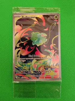 Pokemon TCG Bulbasaur - (Mega Evolution Stamped) 133/132 Promo Sealed NM - Image 1
