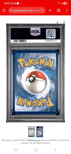 PSA 10 Leafeon VMAX 204/203 Evolving Skies Rainbow Pokemon Secret Rare Gem Mint - Image 2