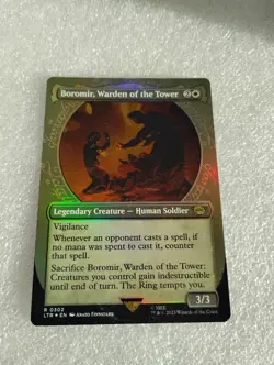 MTG Boromir, Warden of the Tower (Showcase) Foil NM Universes Beyond: The Lord o - Image 1