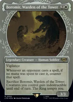 MTG Boromir, Warden of the Tower (Showcase) Foil NM Universes Beyond: The Lord o - Image 1