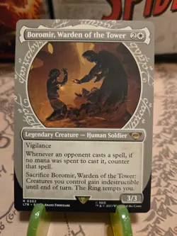 MTG Boromir, Warden of the Tower the Lord of the Rings Showcase Rare NM - Image 1