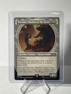 Boromir, Warden of the Tower (Showcase) Lord of the Rings NM 302 Non-Foil MTG - Image 1