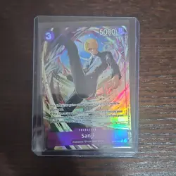 Namco Sanji OP12-070 Legacy of the Master Alternate Art Foil Rare 5000 Power - Image 1