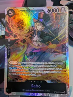 One Piece TCG English Sabo OP04-083 SR - Image 1