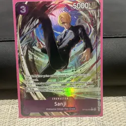 ONE PIECE - SANJI - OP12-070 - ALT ART RARE - ENG LEGACY OF THE MASTER - NEW - Image 1