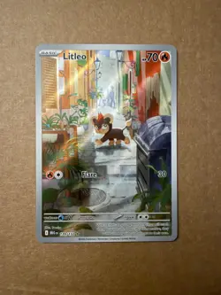 Pokemon TCG Mega Evolution 139/132 Litleo Illustration Rare - Mint - Image 1