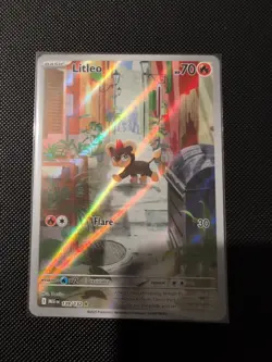 Pokemon TCG Mega Evolution Litleo 139/132 Illustration Rare - Image 1