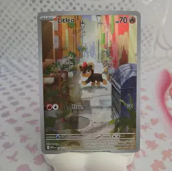 Pokemon TCG - Litleo 139/132 - Mega Evolution - Illustration Rare - Image 1