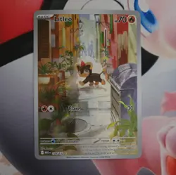 Pokemon TCG - Litleo 139/132 - Mega Evolution - Illustration Rare - Image 3
