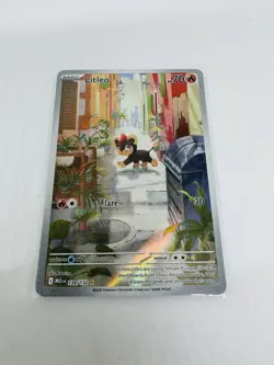 Pokemon TCG Litleo IR 139/132 Illustration Rare Pokemon Card Mega Evolution - Image 1
