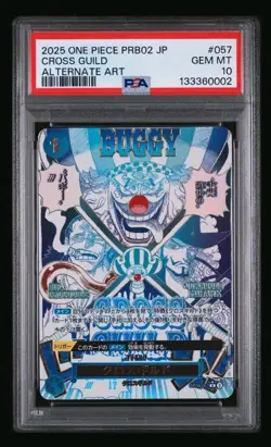 2025 One Piece PRB02 JP Cross Guild Alternate Art PSA 10 - Image 1