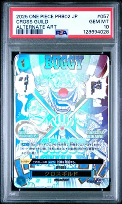 PSA 10 - Cross Guild OP09-057 Event Alternate Art - One Piece PRB02 Japanese - Image 1