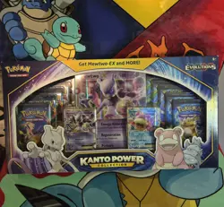 Pokemon Kanto Power Collection Box Mewtwo-EX Slowbro-EX XY Evolutions TCG SEALED 820650809446 - Image 1