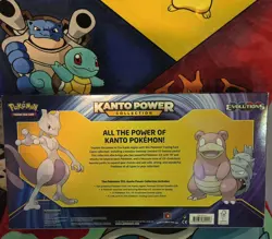 Pokemon Kanto Power Collection Box Mewtwo-EX Slowbro-EX XY Evolutions TCG SEALED 820650809446 - Image 2