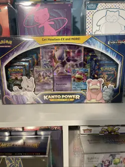 Pokemon Kanto Power Collection Box Mewtwo-EX Slowbro-EX XY Evolutions TCG SEALED 820650809446 - Image 1