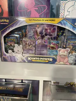 Pokemon Kanto Power Collection Box Mewtwo-EX Slowbro-EX XY Evolutions TCG SEALED 820650809446 - Image 2