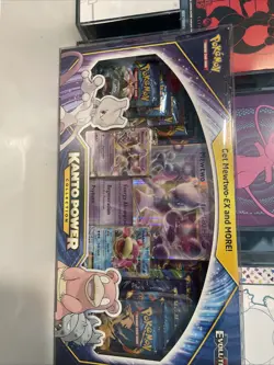 Pokemon Kanto Power Collection Box Mewtwo-EX Slowbro-EX XY Evolutions TCG SEALED 820650809446 - Image 3