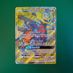 Garchomp & Giratina GX (Full Art) 228/236 2019 Unified Minds Pokemon Card NM - Image 1
