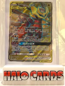 PACK FRESH Pokemon TCG Garchomp & Giratina GX 228/236 Full Art Holo Tag Team G - Image 1