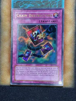 Yugioh Chain Destruction PSV-006 Ultra Rare Original Print LP - Image 1