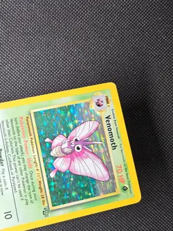 Pokemon TCG Venomoth 13/64 Jungle Unlimited Holo Rare Vintage Card - Image 2
