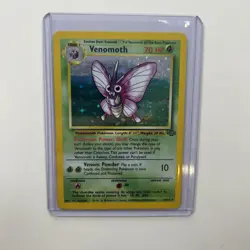 Pokemon TCG Jungle Venomoth Holo Rare Card 13/64 Vintage - Image 1