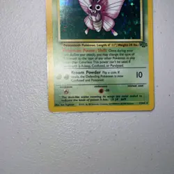 Pokemon TCG Jungle Venomoth Card 13/64 Unlimited Holo Rare, Vintage 1999 LP - Image 4