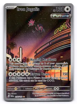 Iron Jugulis NM IR 216/182 SV04: Paradox Rift Pokemon TCG Holo - Image 1