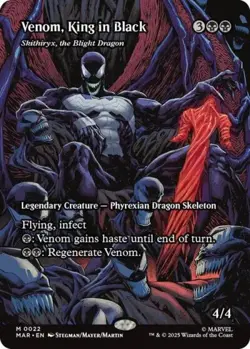 Venom, King in Black - Skithiryx, the Blight Dragon (Borderless) -Foil MTG - Image 1