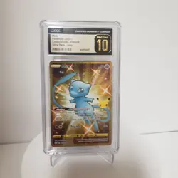 Pokemon Gold Mew 2021 Celebrations Card 025/025 CGC Pristine 10 - Image 1