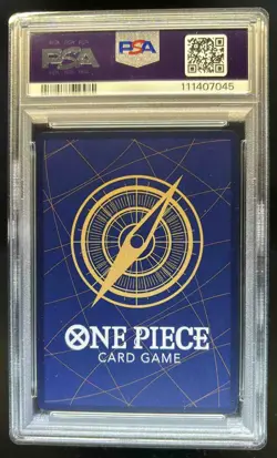 2025 One Piece Silvers Rayleigh Special Cards Alt Art #OP09-005 PSA 10 - Image 2