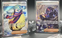 Pokemon TCG Full Art Ultra Rare Trainer 14 Card Lot Geeta, Poppy, Grusha, & More - Image 2