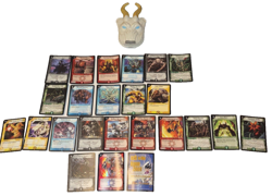 Duel Masters Cards 2004 Lot of 24 with Card Deck Case Holder McDonalds 2005 READ - Image 1