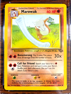 Marowak Regular Uncommon #39 - CGC MINT 9 - 1999 Jungle Unlimited - Pokemon TCG - Image 2