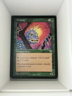 Magic the Gathering MTG Foratog (217) Mirage. M11 - Image 1