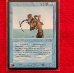 Magic: The Gathering Old Man of the Sea Creature Arabian Nights Rare Blue - Image 1