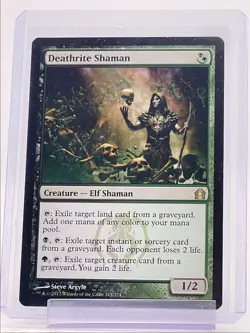 DEATHRITE SHAMAN 2012 MAGIC THE GATHERING RETURN TO RAVNICA RARE Q3501 - Image 1
