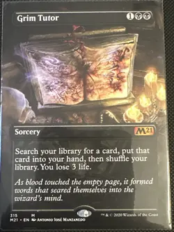 Grim Tutor (Alternate Art) Core Set 2021 Regular - Image 1