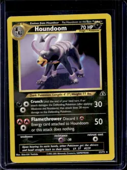 2001 Pokemon Neo Discovery Houndoom #23/75 - Image 1