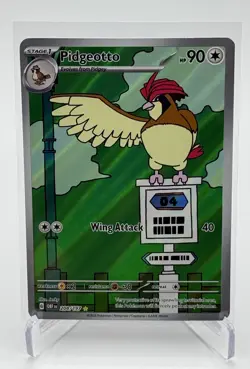 Pokemon TCG Pidgeotto 208/197 Obsidian Flames Full Art Ultra Rare Holo, NM - Image 1