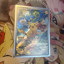 Pokemon SVP 027 Pikachu Paldea Evolved Promo Card - Image 1