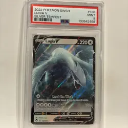 LUGIA V #138 FULL ART SILVER TEMPEST 2022 POKEMON SWSH SWORD & SHIELD PSA 9 MINT - Image 2