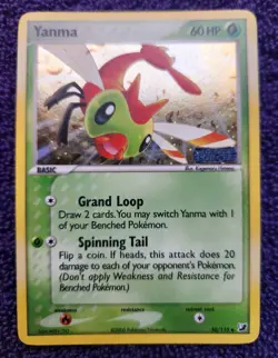 Yanma 50/115 Unseen Forces Stamped Reverse Holo Pokemon *NICE* - Image 1