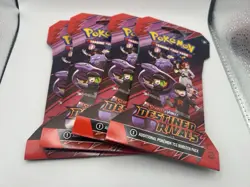 Pokemon Destined Rivals Sleeved Booster Packs - Lot of 4 - Factory Sealed - Image 1