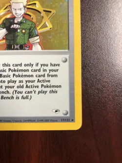 Pokemon Lt. Surge (Trainer) 17/132 Gym Heroes Holofoil - LP - Image 4