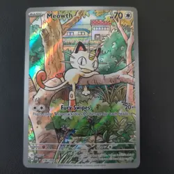 Meowth 106/94 Full Art Phantasmal Flames Pokemon TCG MINT CONDITION NEW - Image 1