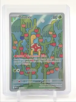 SHUCKLE 2025 POKEMON MEGA EVOLUTION ILLUSTRATION RARE 136/132 Q3687 - Image 1